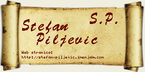Stefan Piljević vizit kartica